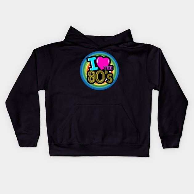 I love 80s Kids Hoodie by neng